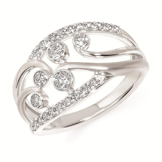 1/2 Ctw. Diamond Fashion Ring in 14K Gold