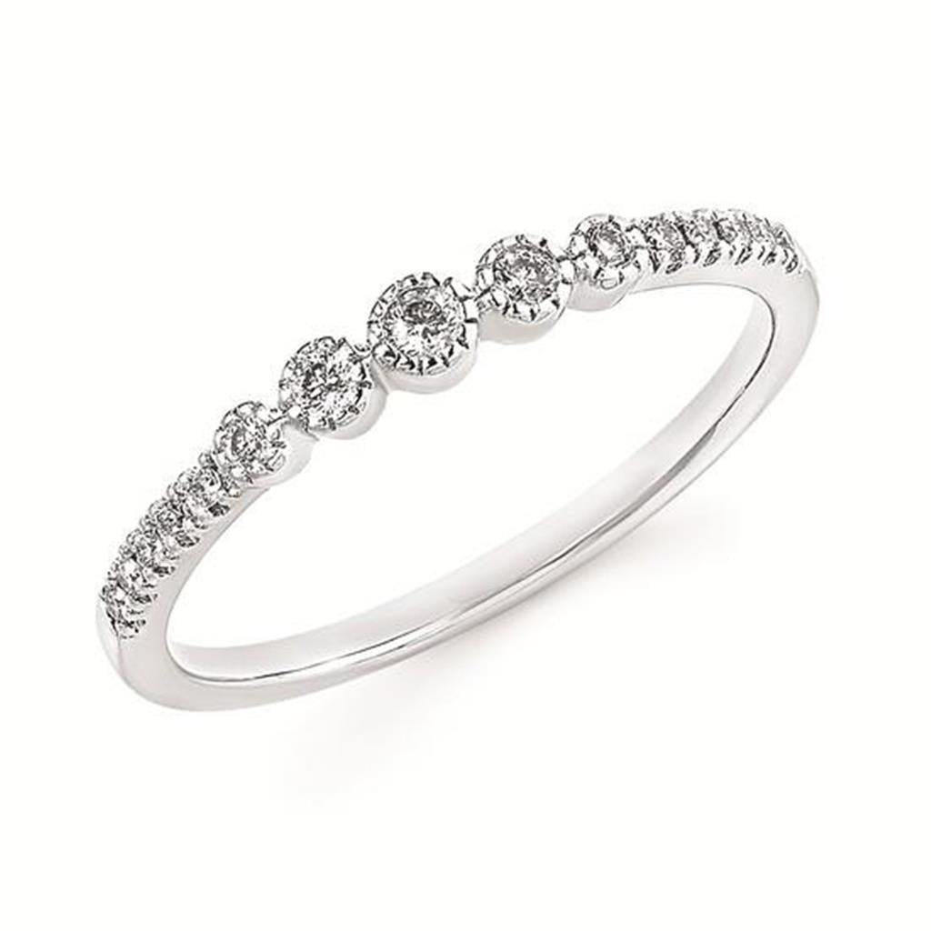 1/8 Ctw. Diamond Fashion Ring in 14K Gold