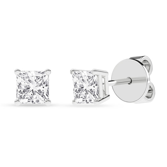 LGD 1CTW 14KWG 4 PRONG STUDS 2