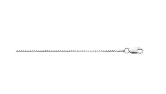 SS 18" 1.3MM BOX CHAIN W/ LOBS