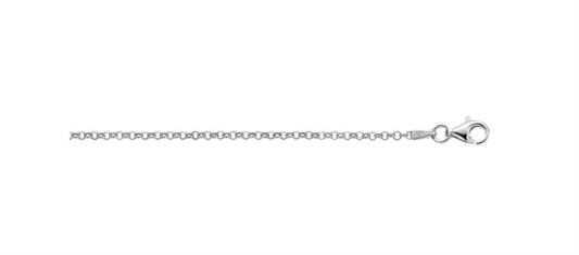Sterling Silver 18" Rolo Chain with Lobster Clasp