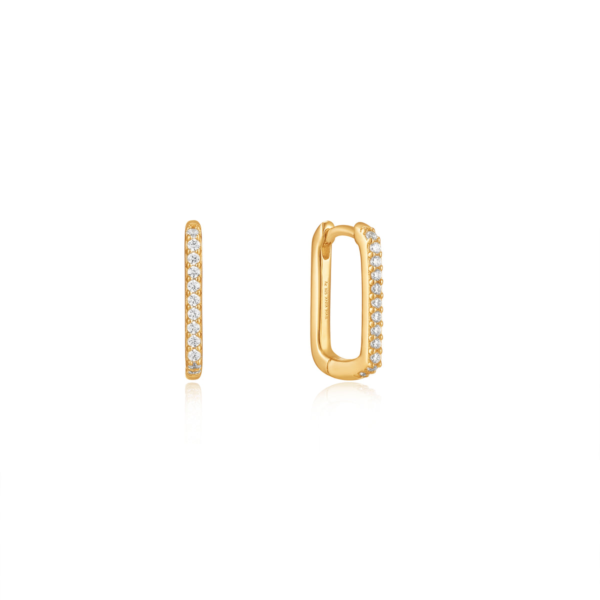 Chic Ania Haie Glam Oval Hoop Earrings