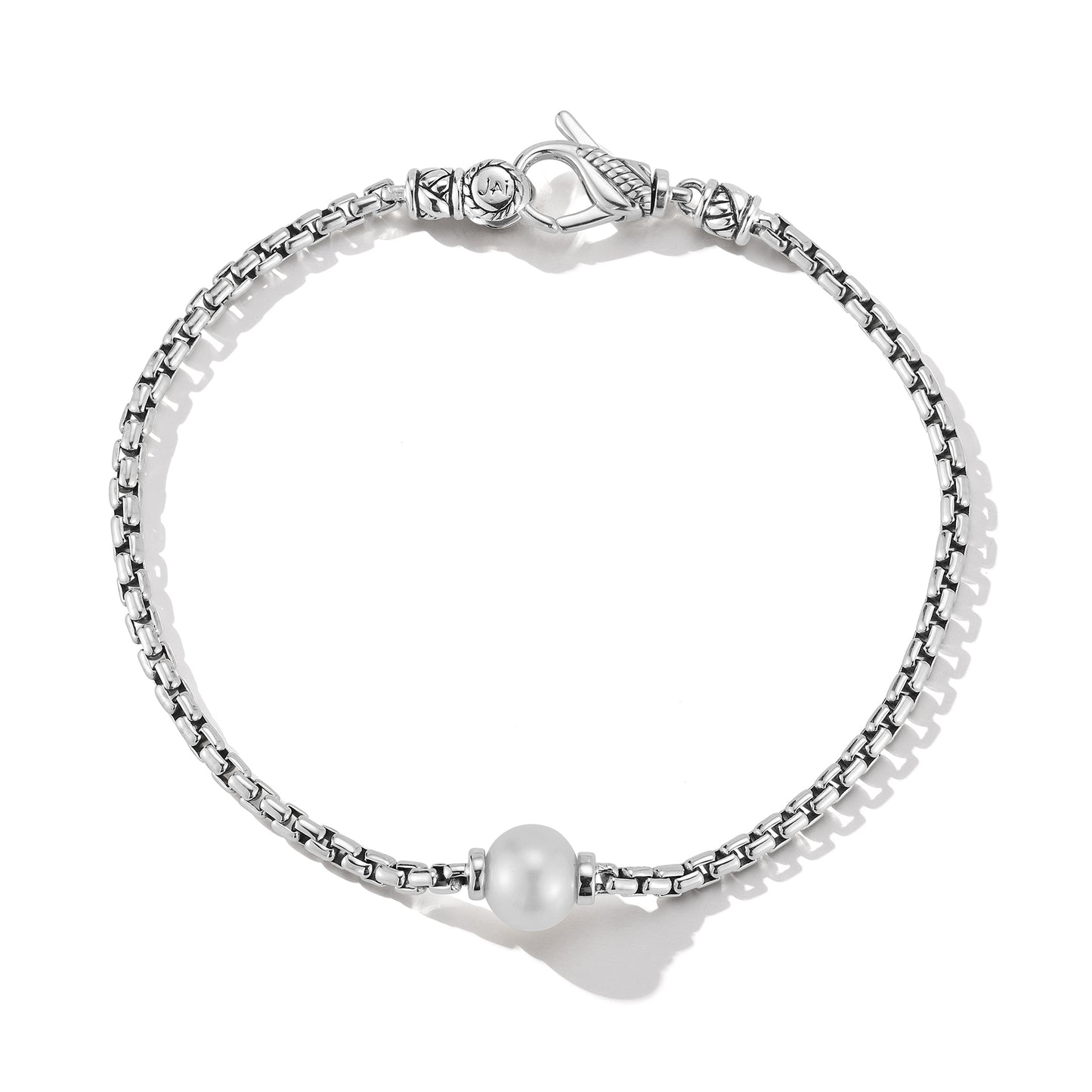 JAI Sterling Silver Cultured Freshwater Pearl Brac | Silver Bracelets