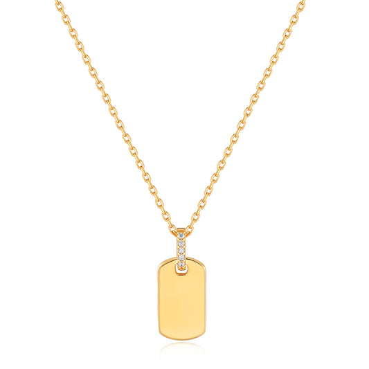 Chic Glam Tag Pendant Necklace – Parker Jewelers Carlisle, PA