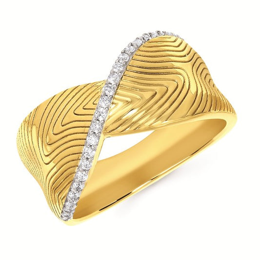 1/6 Ctw. Diamond Fashion Ring in 14K Gold