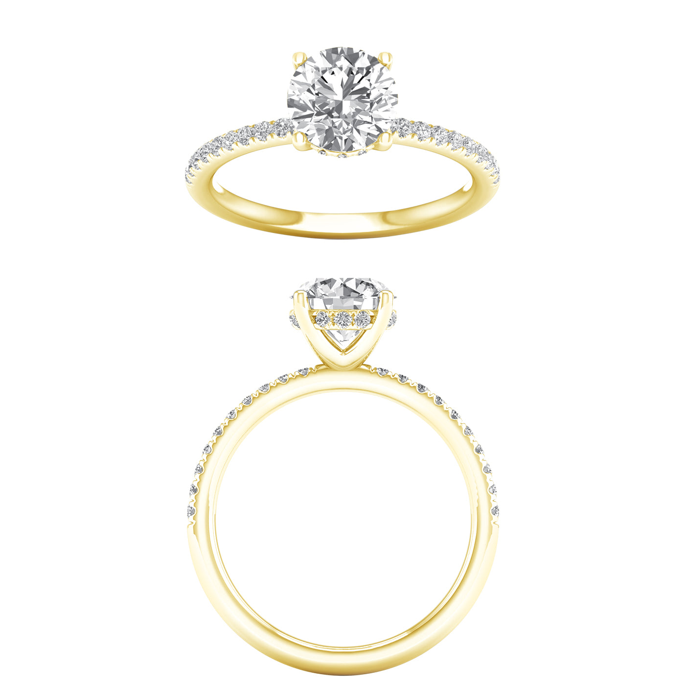 LGD 2.25CTW 14KYG ENGAGEMENT R