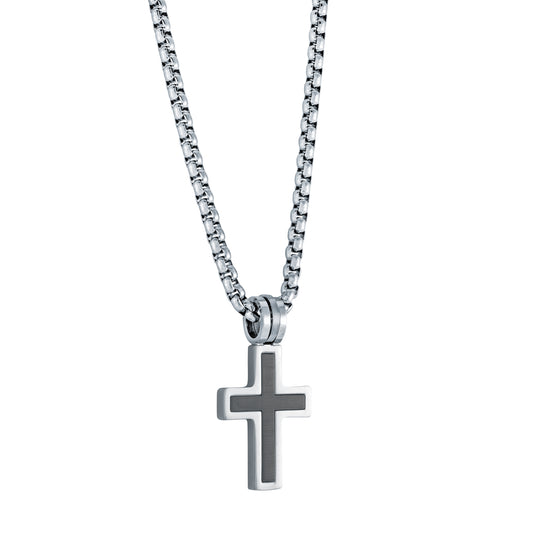 Stainless Steel, Black, Brushe