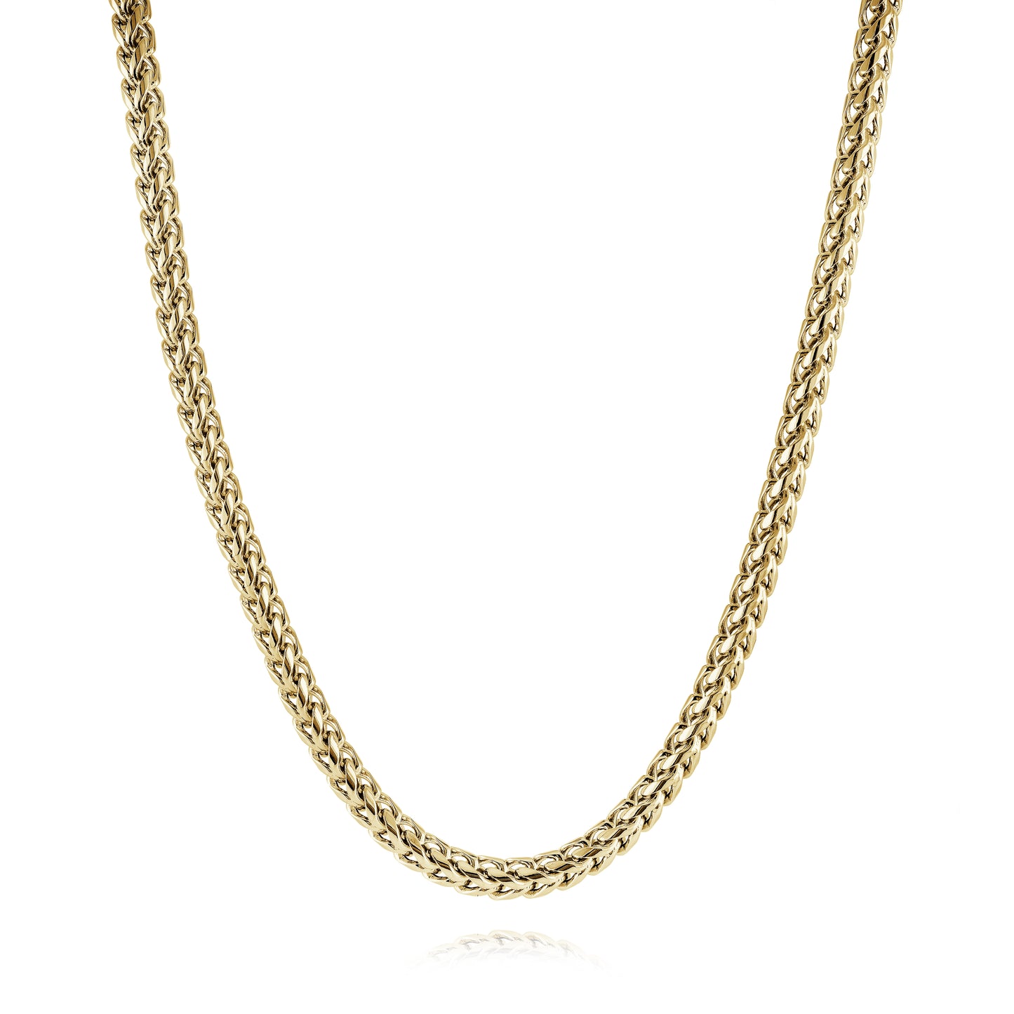 GOLD-IP-S.STEEL 5MM-ROUND-FRAN