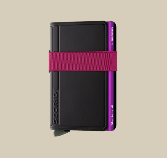 Secrid Band Wallet TPU Sheltersuit Black & Fuchsia