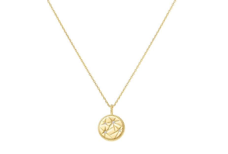 Gold Starry Charm Necklace 18"–20" - Ania Haie