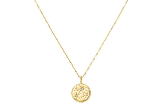 Gold Starry Charm Necklace 18"–20" - Ania Haie