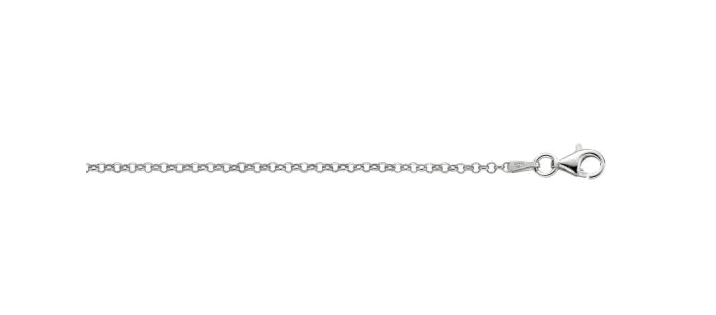 Sterling Silver 18" Rolo Chain with Lobster Clasp