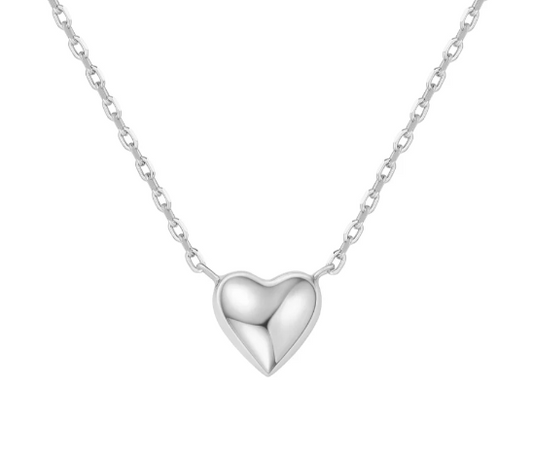 Ania Haie Silver Sweetheart Necklace 18"