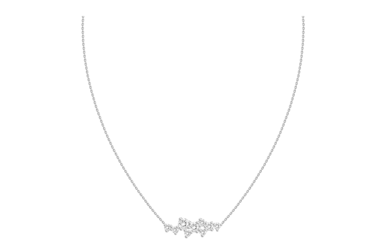 14K White Gold .21CTW RBC Diamond Necklace