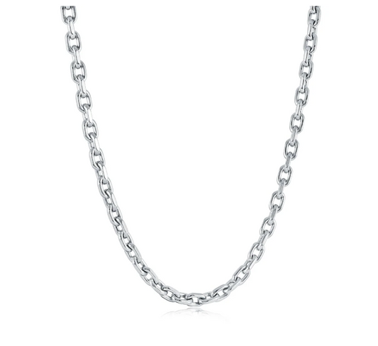 Stainless Steel 6MM Anchor Link Chain 22"