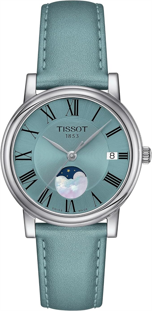 Tissot Carson Premium Lady Moonphase Blue Dial