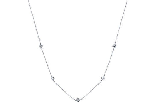 NECKLACES-5 RD 19 INCH 0.60Ct-