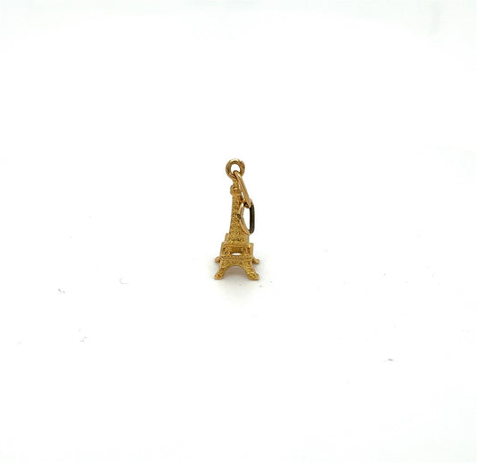 Yellow 14 Karat Estate Eiffel Tower Charm