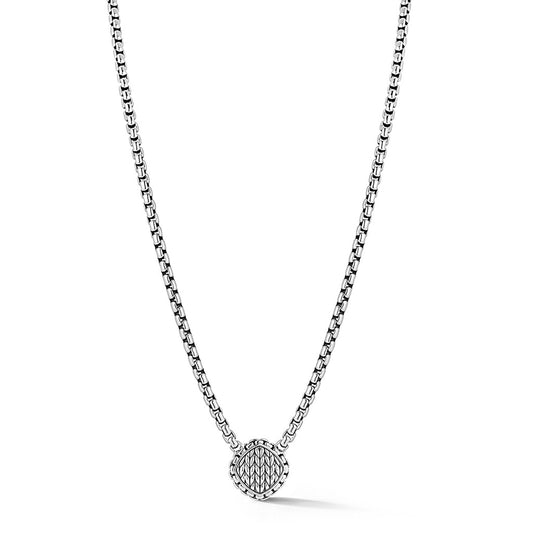 JAI Sterling Silver Artisan 3.7mm Box Chain Neckla | Silver Necklaces