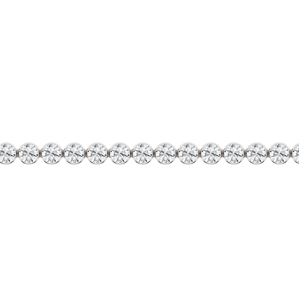 LGD 5CTW 14KWG ROUND BEZEL BRA