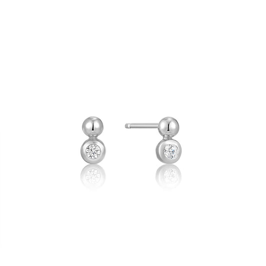 Elegant Ania Haie Orb Sparkle Stud Earrings
