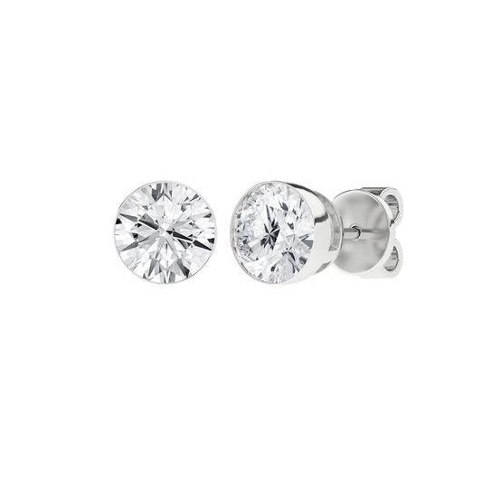 LGD 3.12CTW 14KWG BEZEL SET ST
