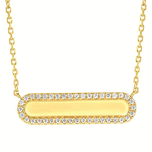 1/6 Ctw. Diamond Pendant in 14K Gold with 18" Chain
