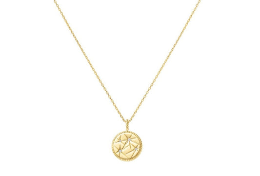 Gold Starry Charm Necklace 18"–20" - Ania Haie
