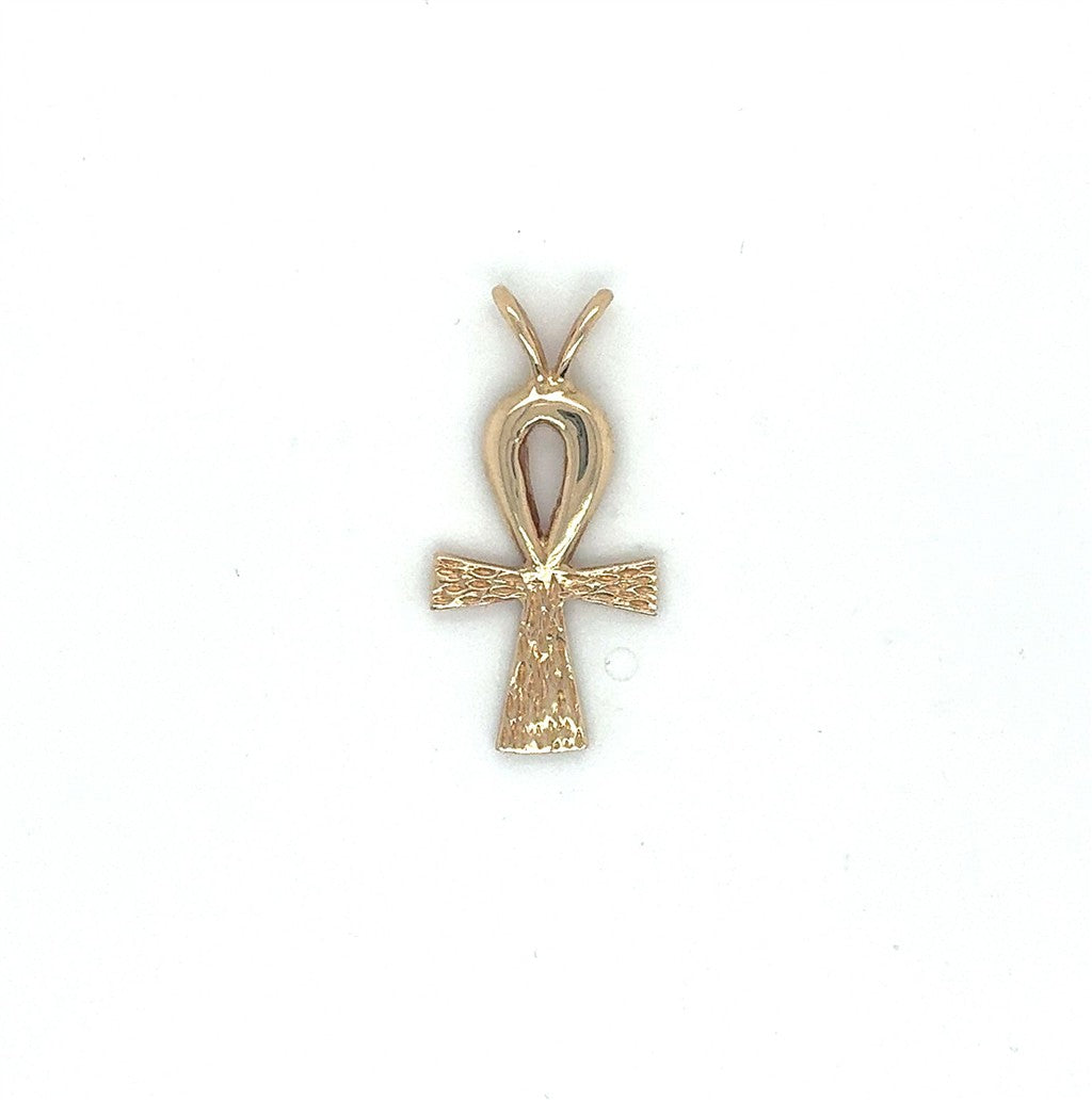 10K Yellow Gold Cross Necklace