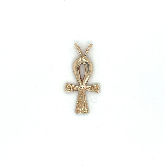 10K Yellow Gold Cross Necklace