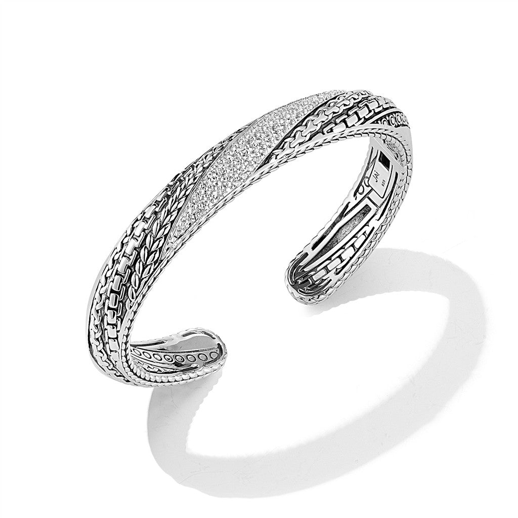 JAI Sterling Silver & Gemstone Master Artisan 10mm | Silver Bracelets