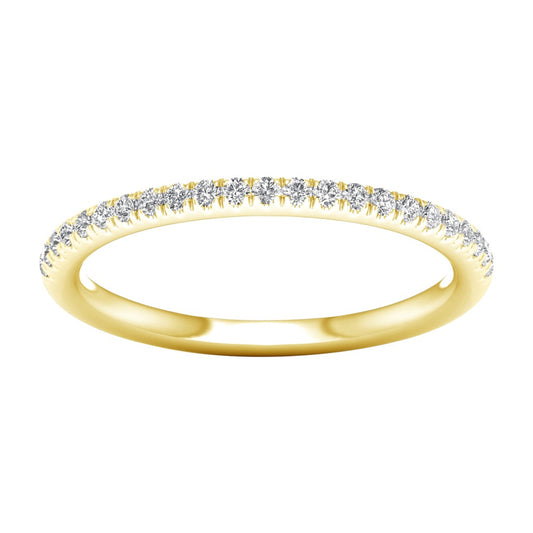 LGD .18CTW 14KYG WEDDING BAND